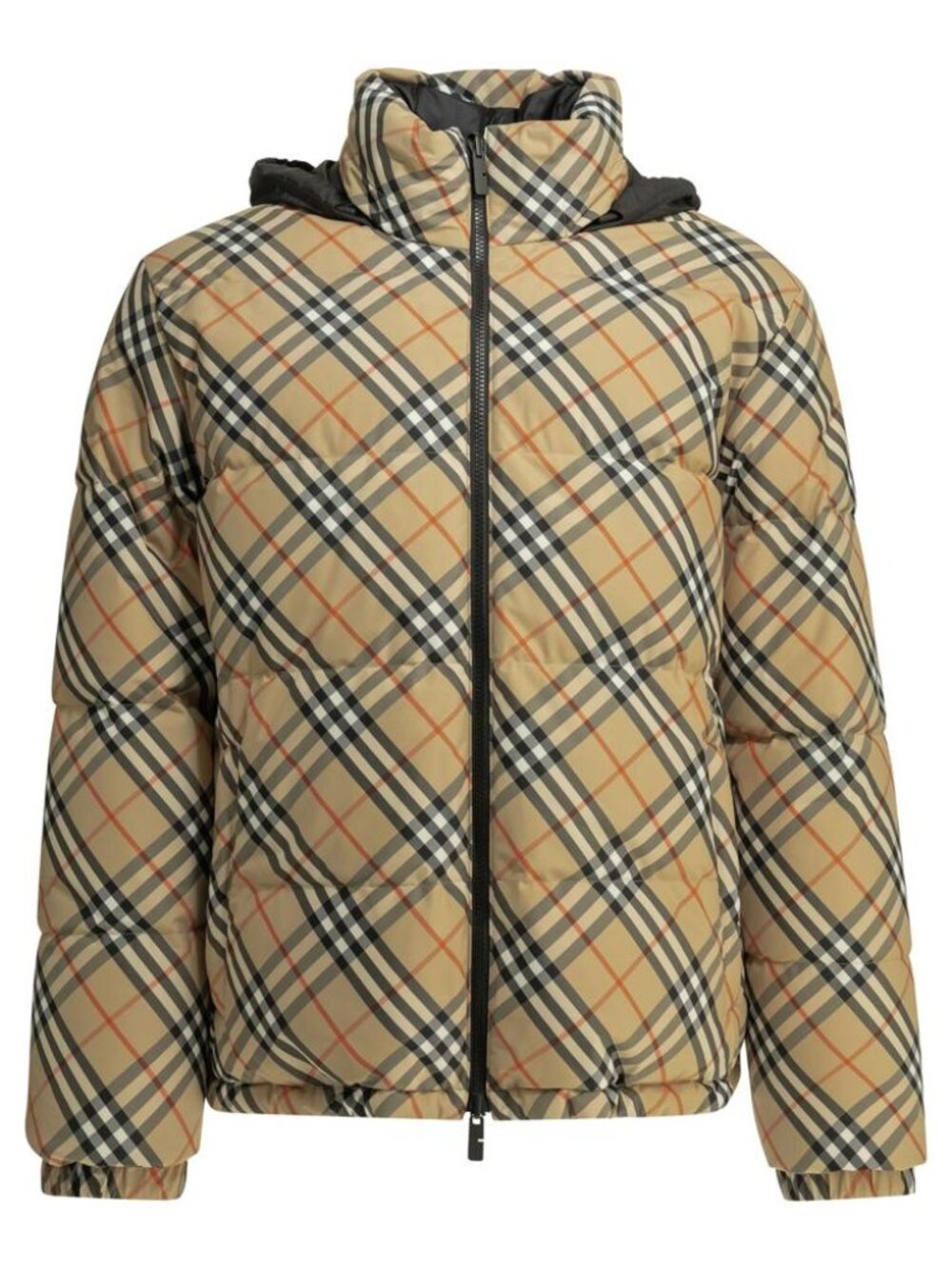 Burberry Snowdon Check Reversible Short Down Jacket Tag Size L Men